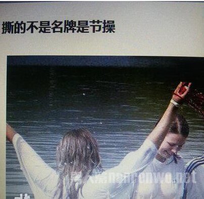 撕的不是名牌!!是姐