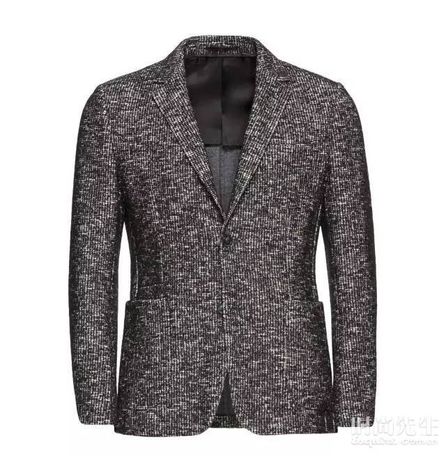 　　灰色花呢西服 Ermenegildo Zegna
